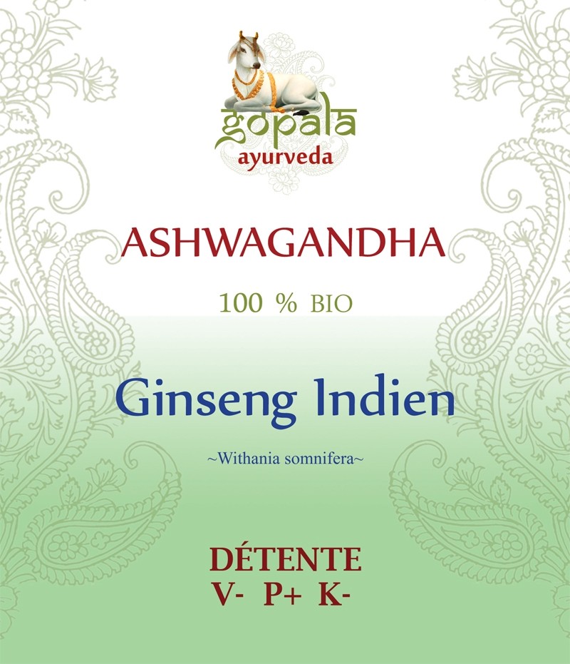 ASHWAGANDHA (Whitania somnifera) BIO Gopala A.