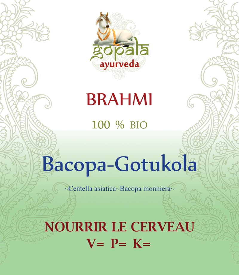 BRAHMI (Bacopa monniera + Centella asiatica) BIO Gopala A.