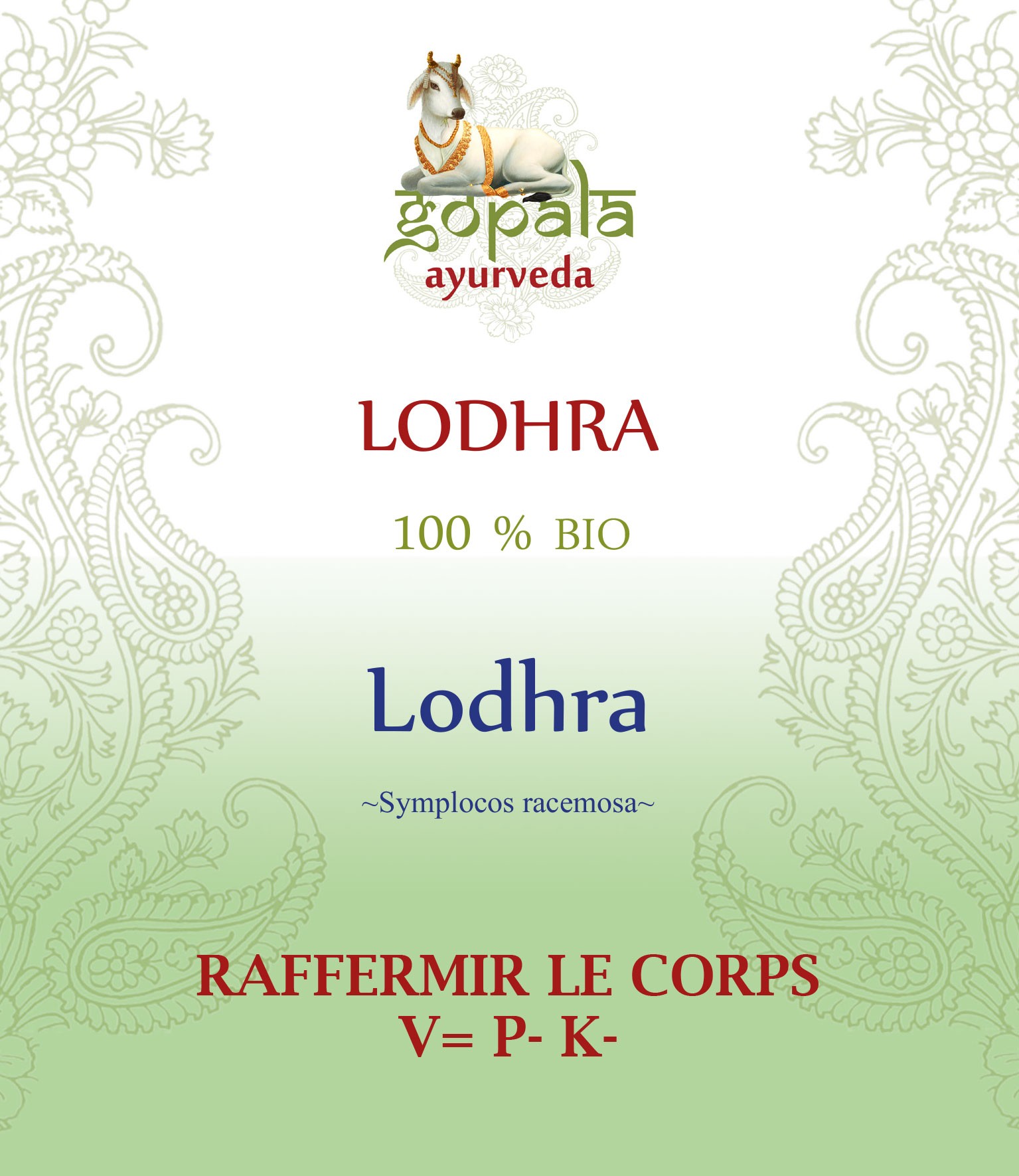 LODHRA (symplocos racemosa) BIO Gopala A