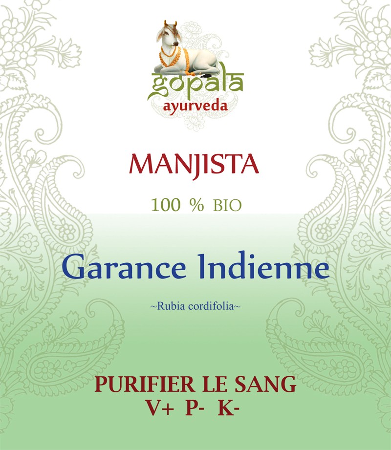 MANJISTA (Rubia cordifolia) BIO Gopala A.