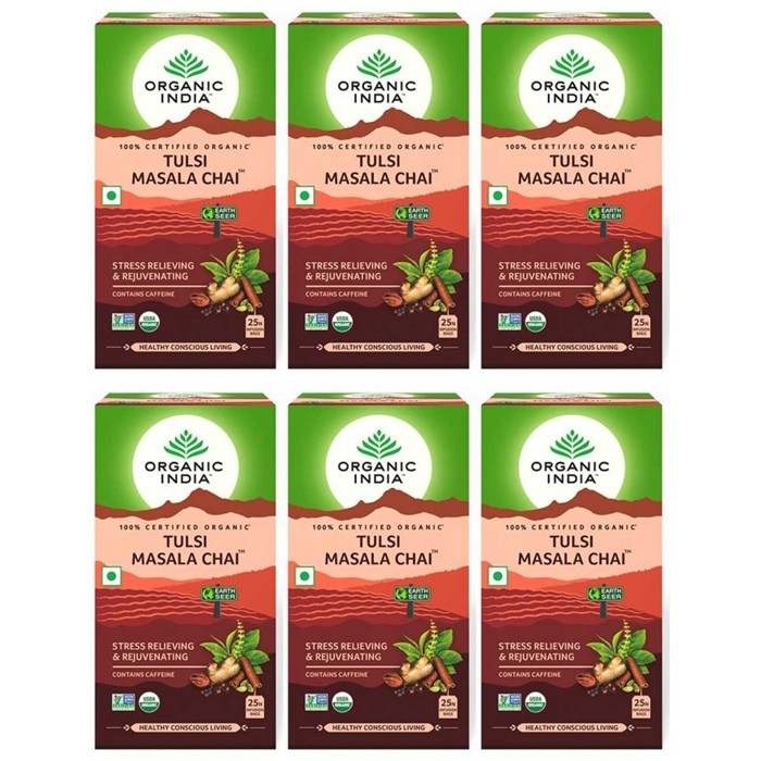 Organic India TULSI CHAI MASSALA (25 sachets)