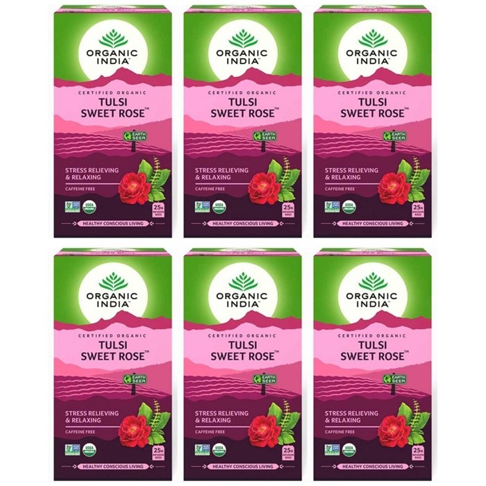 Organic India TULSI SWEAT ROSE (25 sachets)