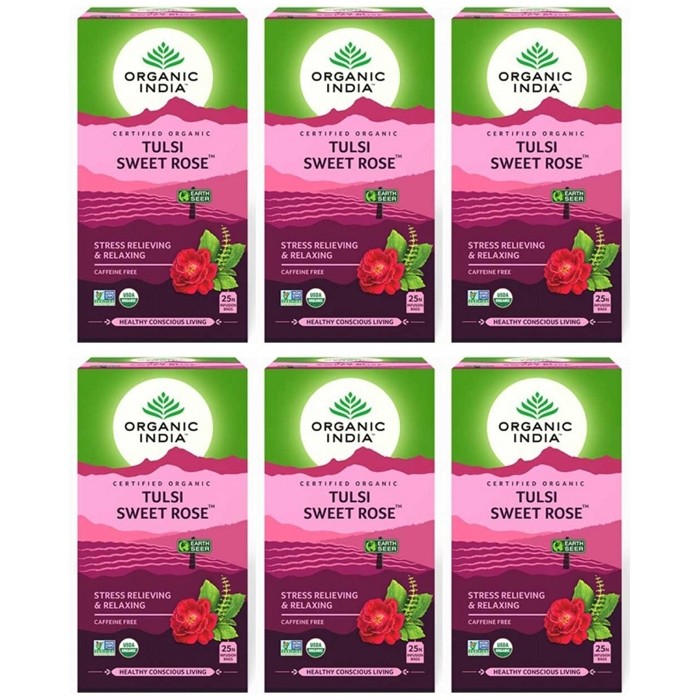 Organic India TULSI SWEAT ROSE (25 sachets)