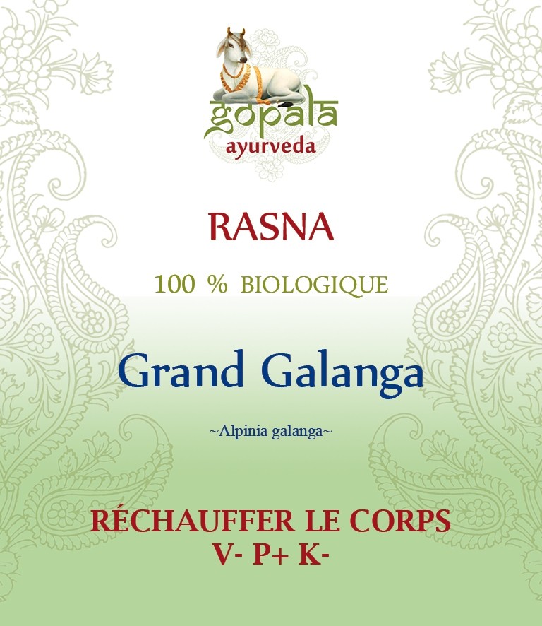 RASNA (Alpinia galanga) BIO Gopala A.