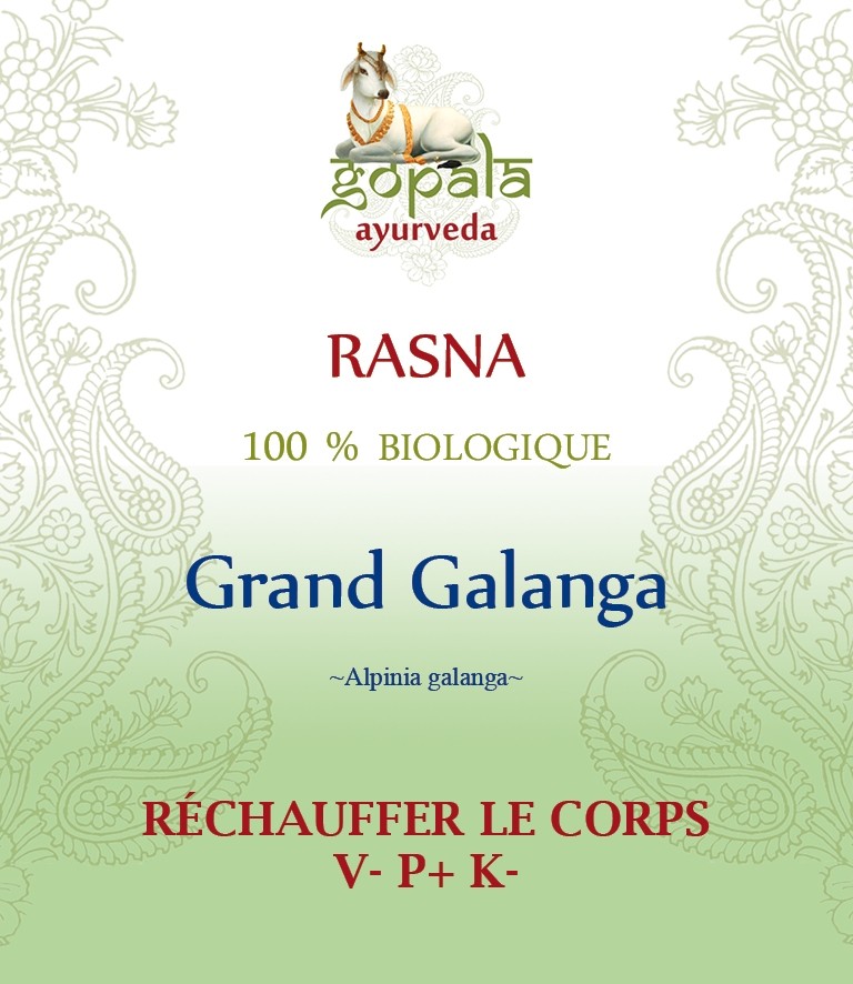 RASNA (Alpinia galanga) BIO Gopala A.