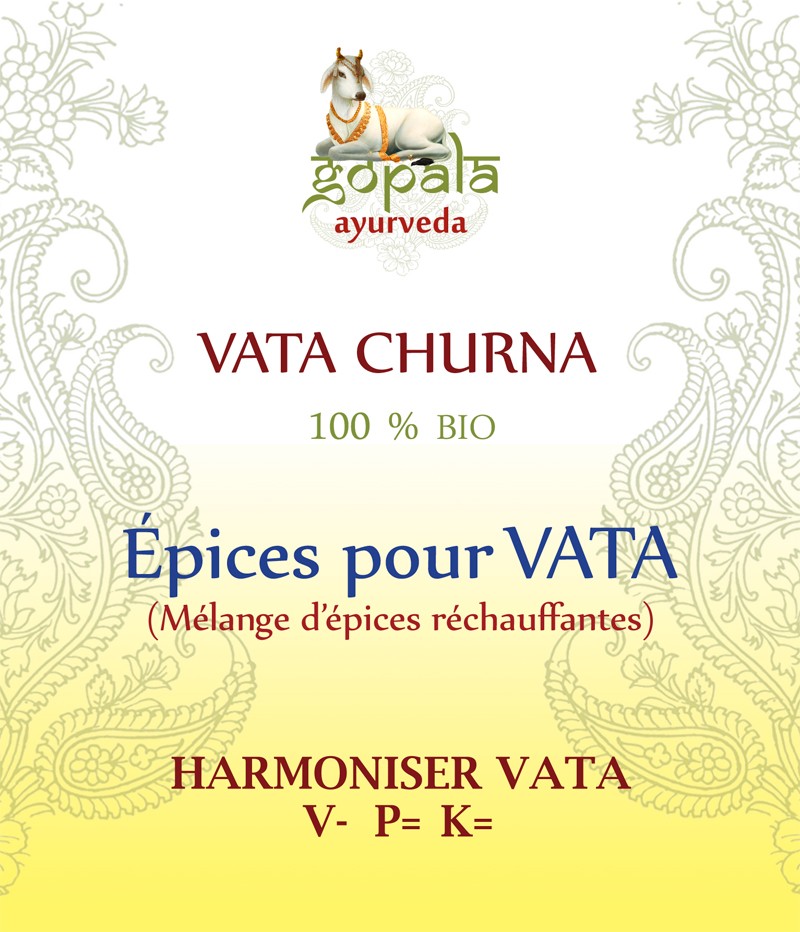 VATA SPICES (mélange d'épices) BIO Gopala A.